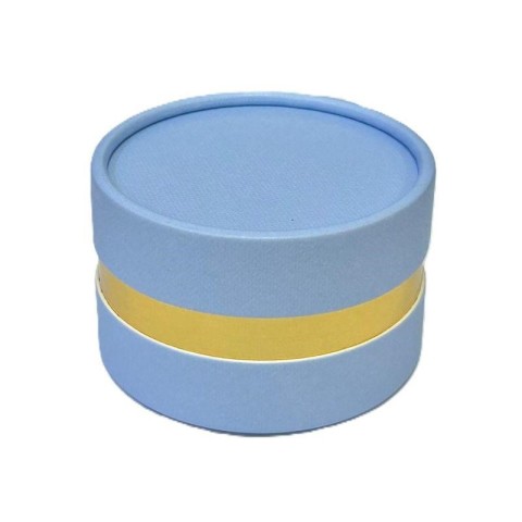 SCATOLA TONDA 8X6CM CELESTE